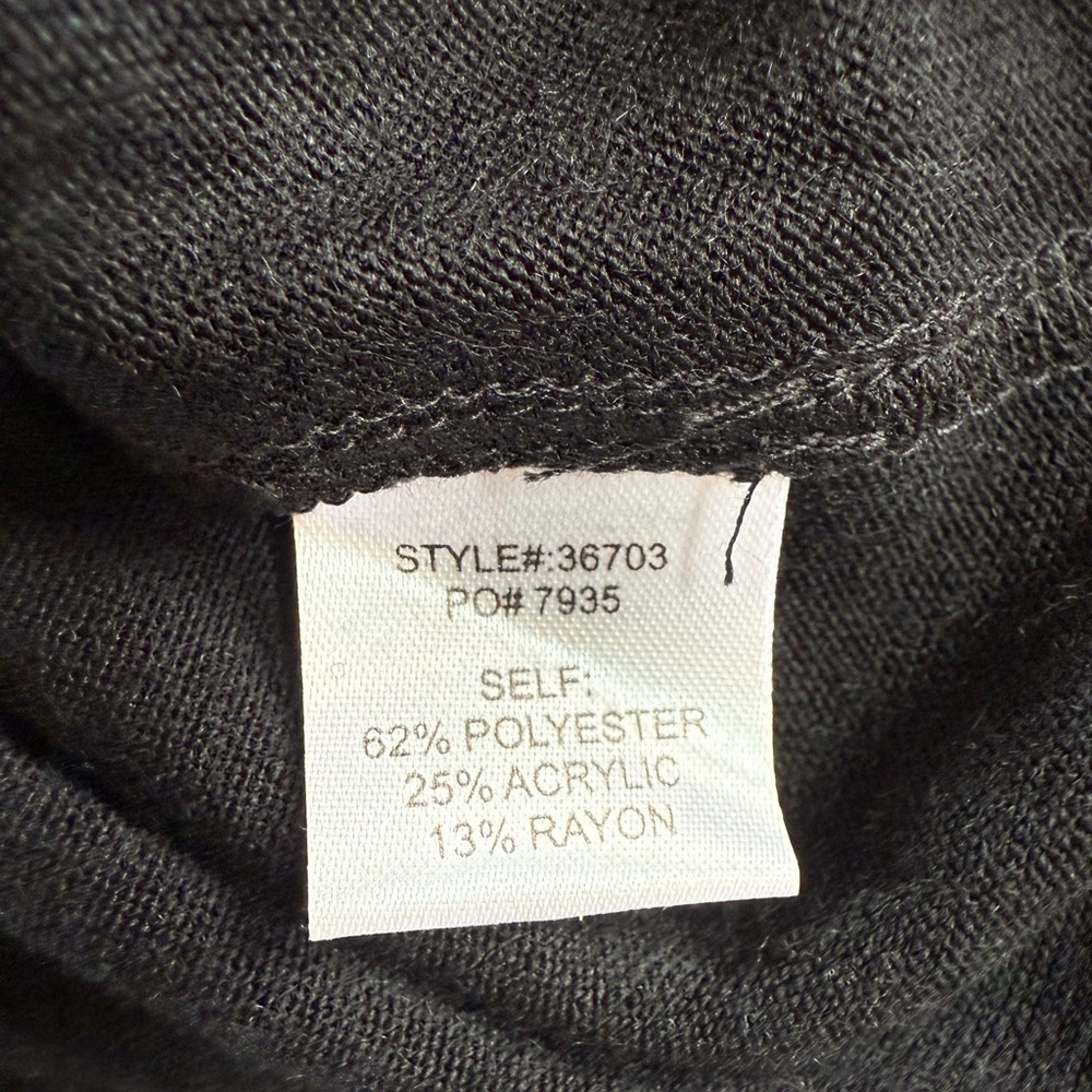 Skies Are Blue XS Black Ryliee Embroidery Short Sleeve Knit Top - Picture 8 of 8
